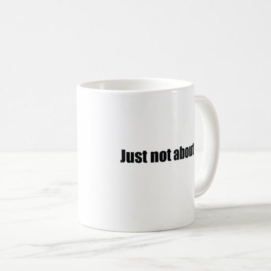 Mug Je m'inquiète juste pas de vous (Devant droit)