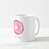 Mug Je M'Occupe Drôle Pun Rose Donut Avec Des Saupoudr (Devant droit)