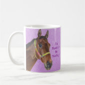 Mug Je monterais plutôt ! Cheval (Gauche)