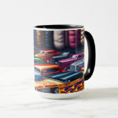 Mug Je n'achète pas de manteaux ou de bijoux à fourrur (Devant droit)