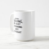 Mug Je n'affirme pas que j'explique juste pourquoi j'a (Devant gauche)