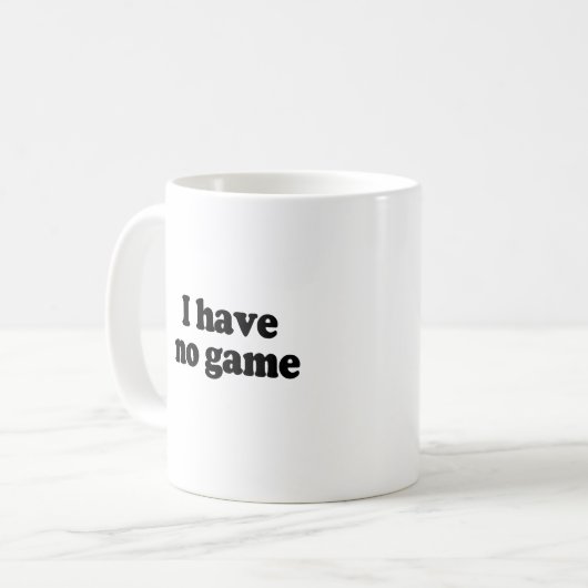 MUG JE N'AI AUCUN JEU (Devant gauche)