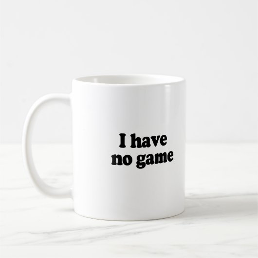 MUG JE N'AI AUCUN JEU (Gauche)