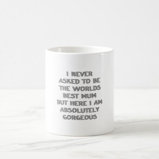 Mug Je n'ai jamais demandé à être (Centre)