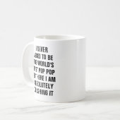 Mug Je n'ai jamais demandé à être le meilleur bruit (Devant gauche)