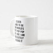 Mug Je n'ai jamais demandé à être le meilleur bruit (Devant gauche)