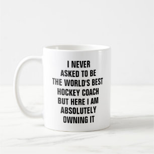 Mug Je n'ai jamais demandé à être le meilleur entra