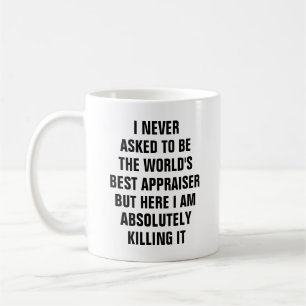 Mug Je n'ai jamais demandé à être le meilleur prise