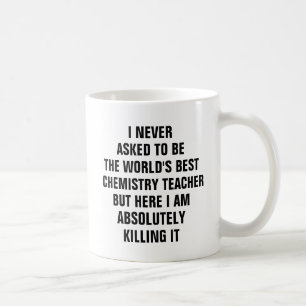 Mug Je n'ai jamais demandé d'être le meilleur profes