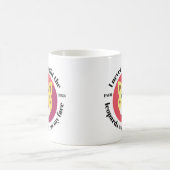 Mug Je n'ai jamais pensé que les léopards mangeraient  (Centre)