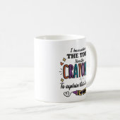 MUG JE N'AI NI LE TEMPS NI LES CRAYONS D'EXPLIQUER (Devant droit)