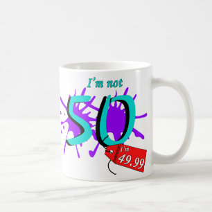 Mug Je n'ai pas 50 ans que je suis texte de 49,99