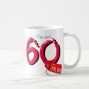 Mug Je n'ai pas 60 ans que je suis texte de 59,99