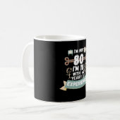 Mug Je n'ai pas 80, j'ai 18 ans avec 62 ans d'expérien (Devant gauche)