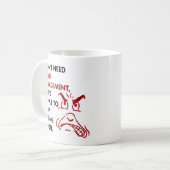 Mug Je n'ai pas besoin de la gestion de colère (Devant gauche)