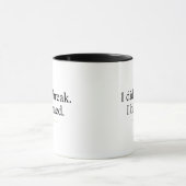 Mug « Je n'ai pas craqué. J'ai fleuri. » Affirmation d (Centre)