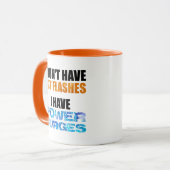 Mug Je n'ai pas de bouffées d'eau chaude, j'ai des pul (Devant gauche)