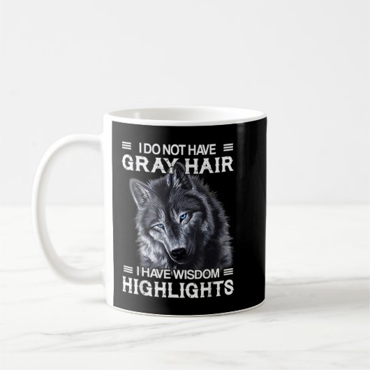 Mug Je N'Ai Pas De Cheveux Gris J'Ai Des Points Sagess (Gauche)