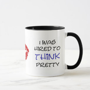 Mug Je n'ai pas été engagé pour mes regards…
