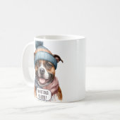 Mug Je n'ai pas froid je suis cool - Staffordshire Bul (Devant gauche)