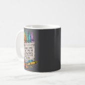 Mug Je n'ai pas le temps ou les crayons de couleur hum (Devant gauche)