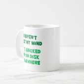 Mug Je n'ai pas perdu mon esprit (Devant gauche)