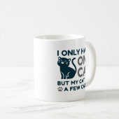Mug Je N'Ai Qu'Un Chat (Devant droit)