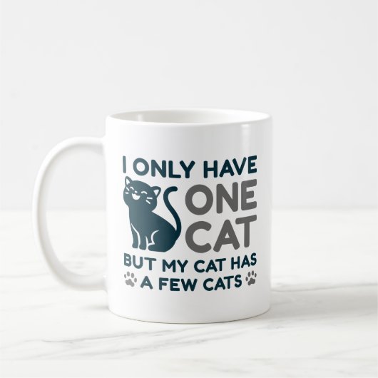 Mug Je N'Ai Qu'Un Chat (Gauche)