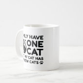 Mug Je N'Ai Qu'Un Chat (Devant gauche)