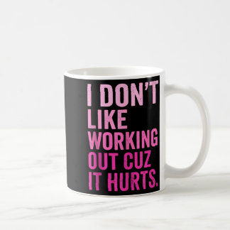 Mug Je n'aime pas faire de l'exercice parce que ça fai