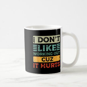 Mug Je n'aime pas faire de l'exercice parce que ça fai