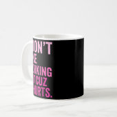 Mug Je n'aime pas faire de l'exercice parce que ça fai (Devant gauche)