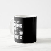 Mug Je n'aime pas faire de l'exercice parce que ça fai (Devant gauche)