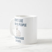 Mug Je n'aime pas le café du matin (Devant gauche)