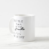 Mug Je n'aime pas les chats (Devant gauche)