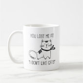 Mug Je n'aime pas les chats (Gauche)