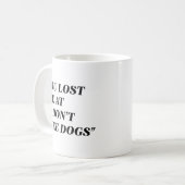Mug Je n'aime pas les chiens (Devant gauche)
