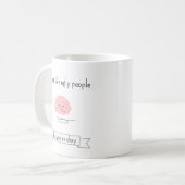 Mug Je n'aime pas les gens laides mais ça va (Devant gauche)