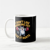 Mug Je n'aime pas travailler dehors parce que ça fait (Gauche)