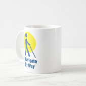 Mug Je navigue sur mon chemin - Aveugles (Devant gauche)