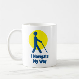 Mug Je navigue sur mon chemin - Aveugles