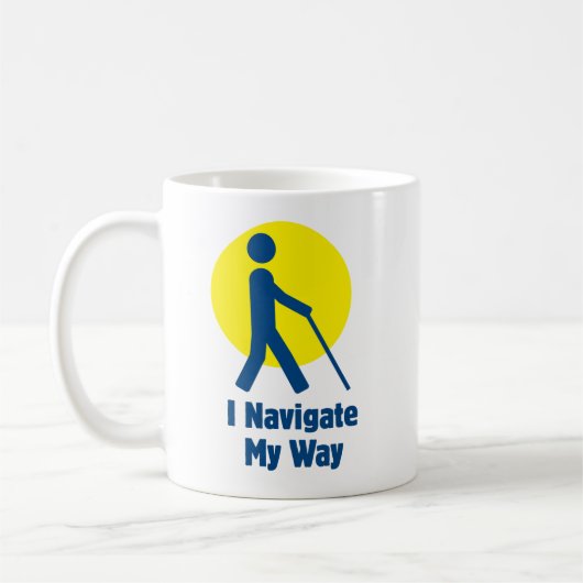 Mug Je navigue sur mon chemin - Aveugles (Gauche)