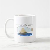 Mug Je naviguerais plutôt (Gauche)