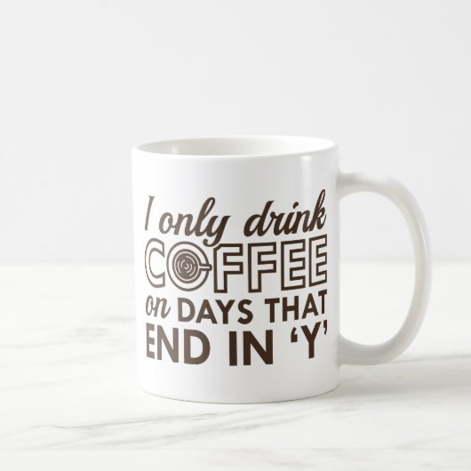 Mug Je Ne Bois Que Du Café (Droite)