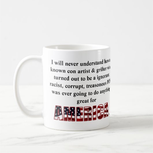 Mug Je ne comprendrai jamais comment un arnaqueur conn (Gauche)