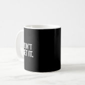 Mug Je ne comprends pas le timbre (Devant gauche)
