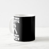 Mug Je ne connais pas le karaté mais je connais le fou (Devant gauche)