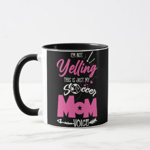 Mug Je ne crie pas que c'est juste ma voix maman de fo