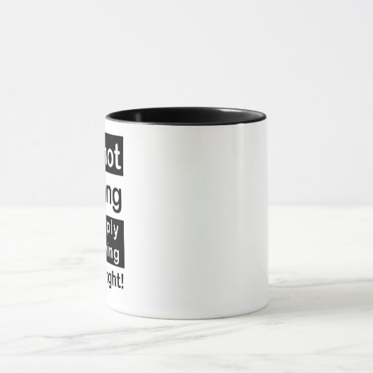 MUG JE NE DISCUTE PAS (Centre)