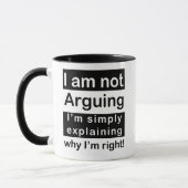 MUG JE NE DISCUTE PAS (Gauche)